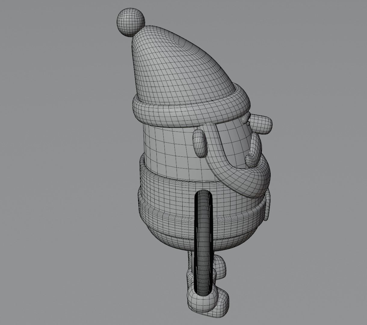 Toy santa 3D model for 3D print 3D print model_14