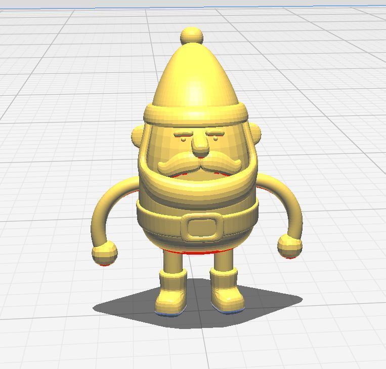 Toy santa 3D model for 3D print 3D print model_23