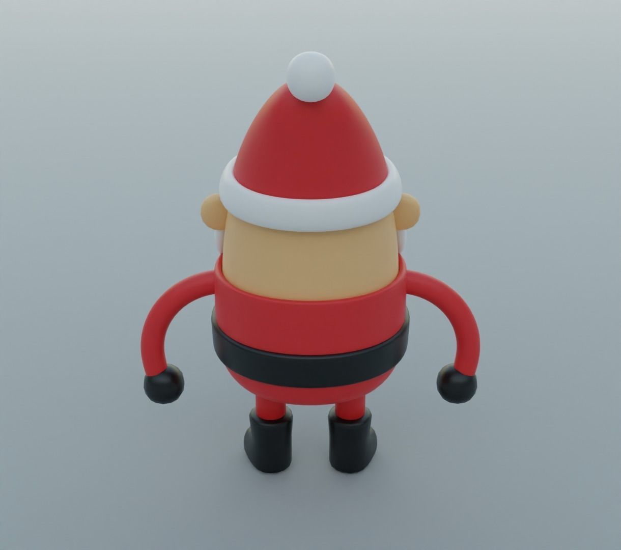 Toy santa 3D model for 3D print 3D print model_5