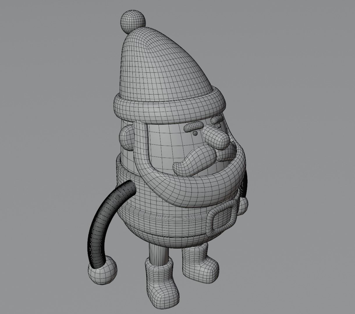 Toy santa 3D model for 3D print 3D print model_10
