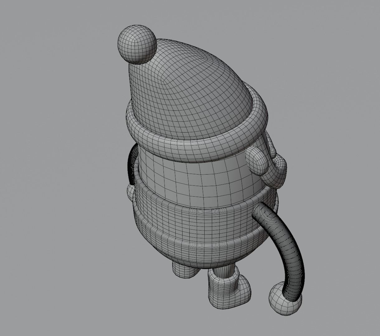 Toy santa 3D model for 3D print 3D print model_16