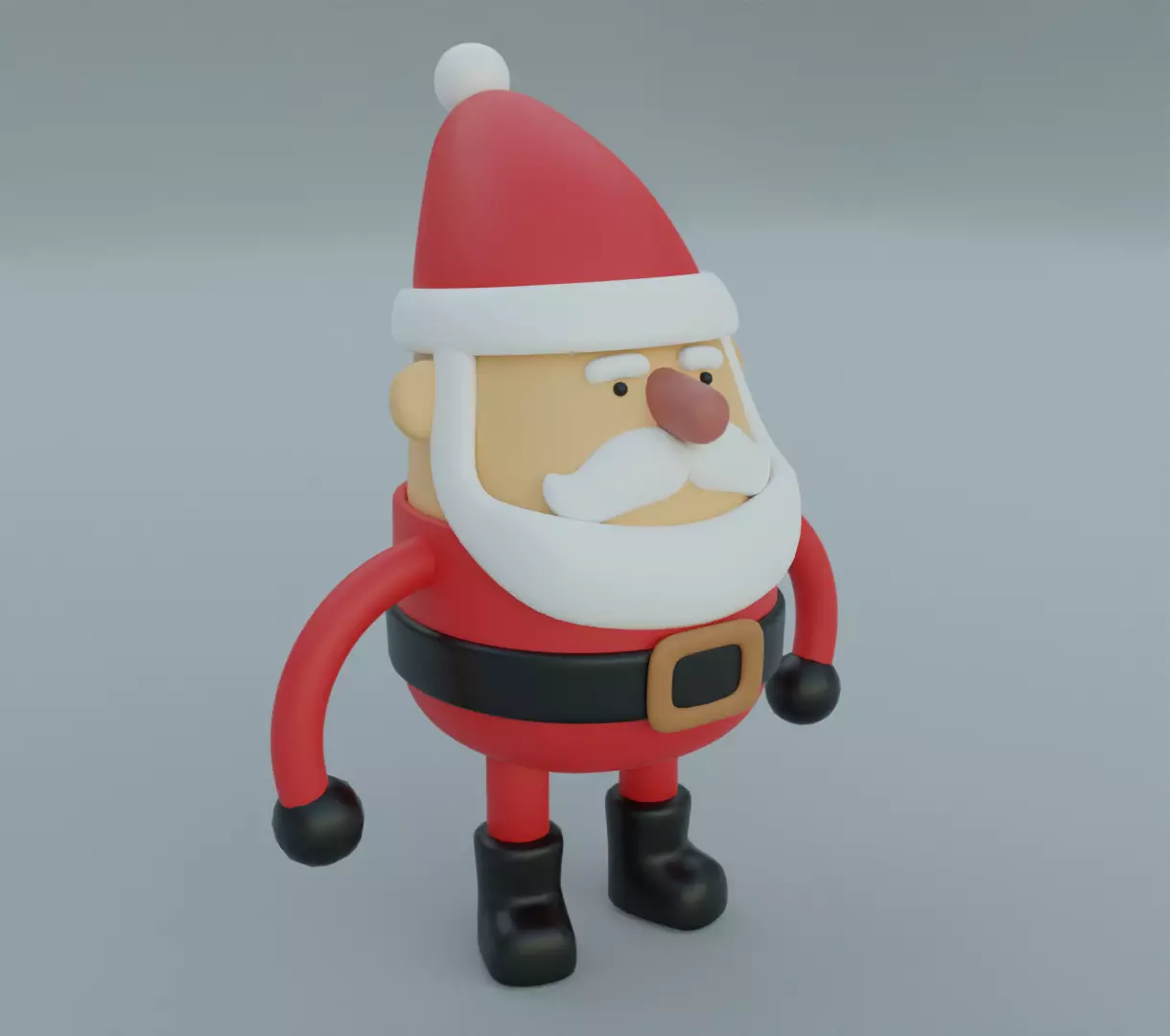Toy santa 3D model for 3D print 3D print model_0