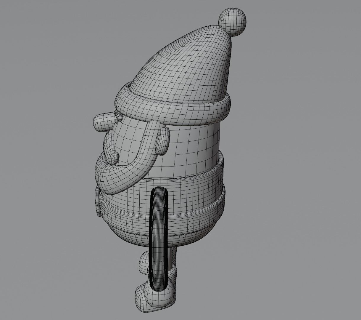 Toy santa 3D model for 3D print 3D print model_13