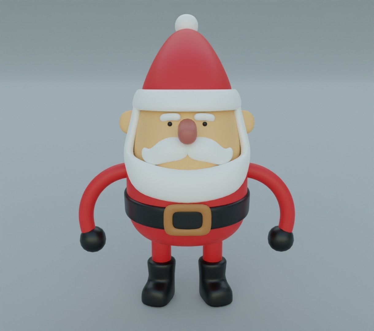 Toy santa 3D model for 3D print 3D print model_1