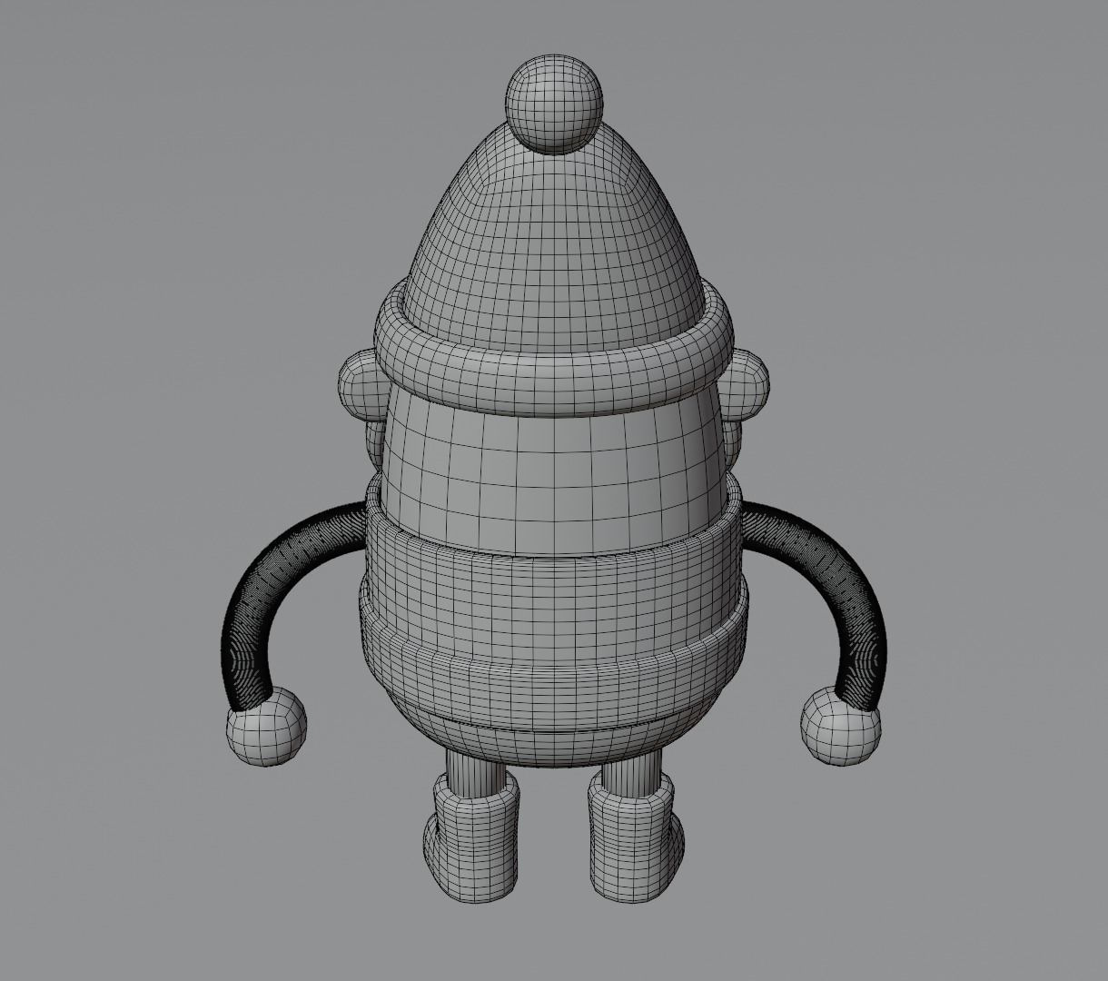 Toy santa 3D model for 3D print 3D print model_15