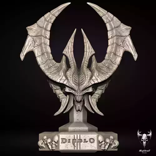 Diablo 3 Prime Evil Bust Fan Art 3D print model