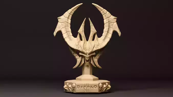 Diablo 3 Prime Evil Bust Fan Art 3D print model 3D print model
