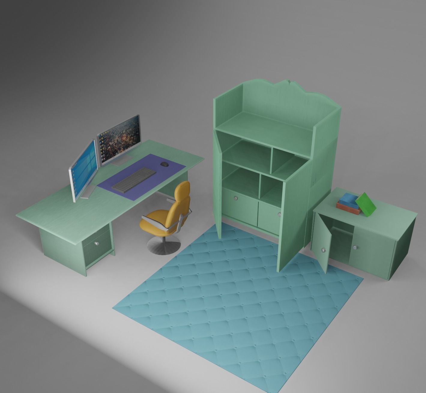room interior 3D model_2