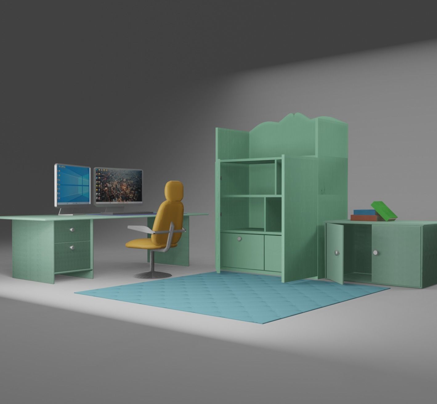 room interior 3D model_1