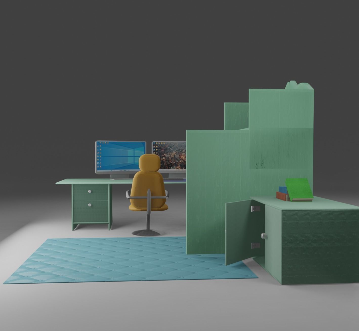 room interior 3D model_3