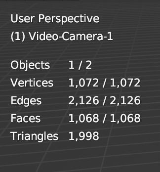 Video Camera Low Poly Model Low-poly 3D model_4