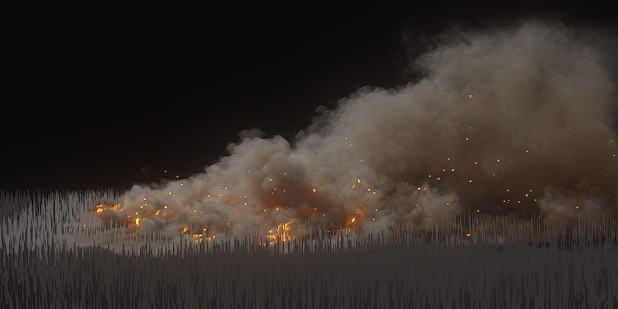 10 Animated Fire VDB Models 3D model_3