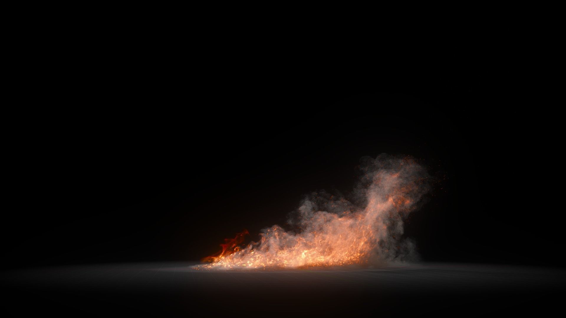 10 Animated Fire VDB Models 3D model_10
