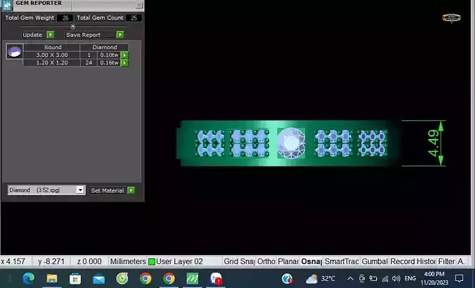 womens rings 3D print model