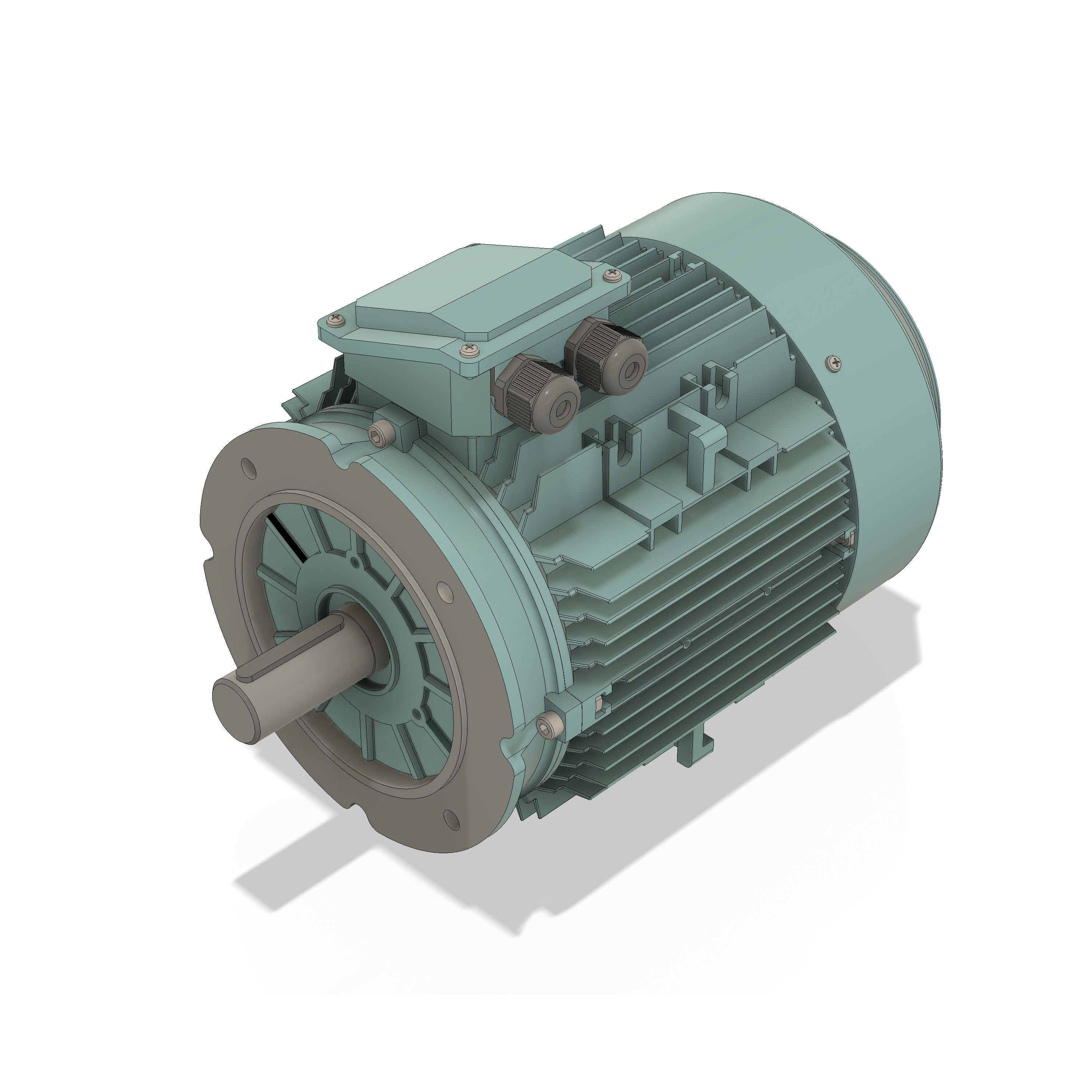 3 Phase AC induction motors - Frame size 132S 3D model_5