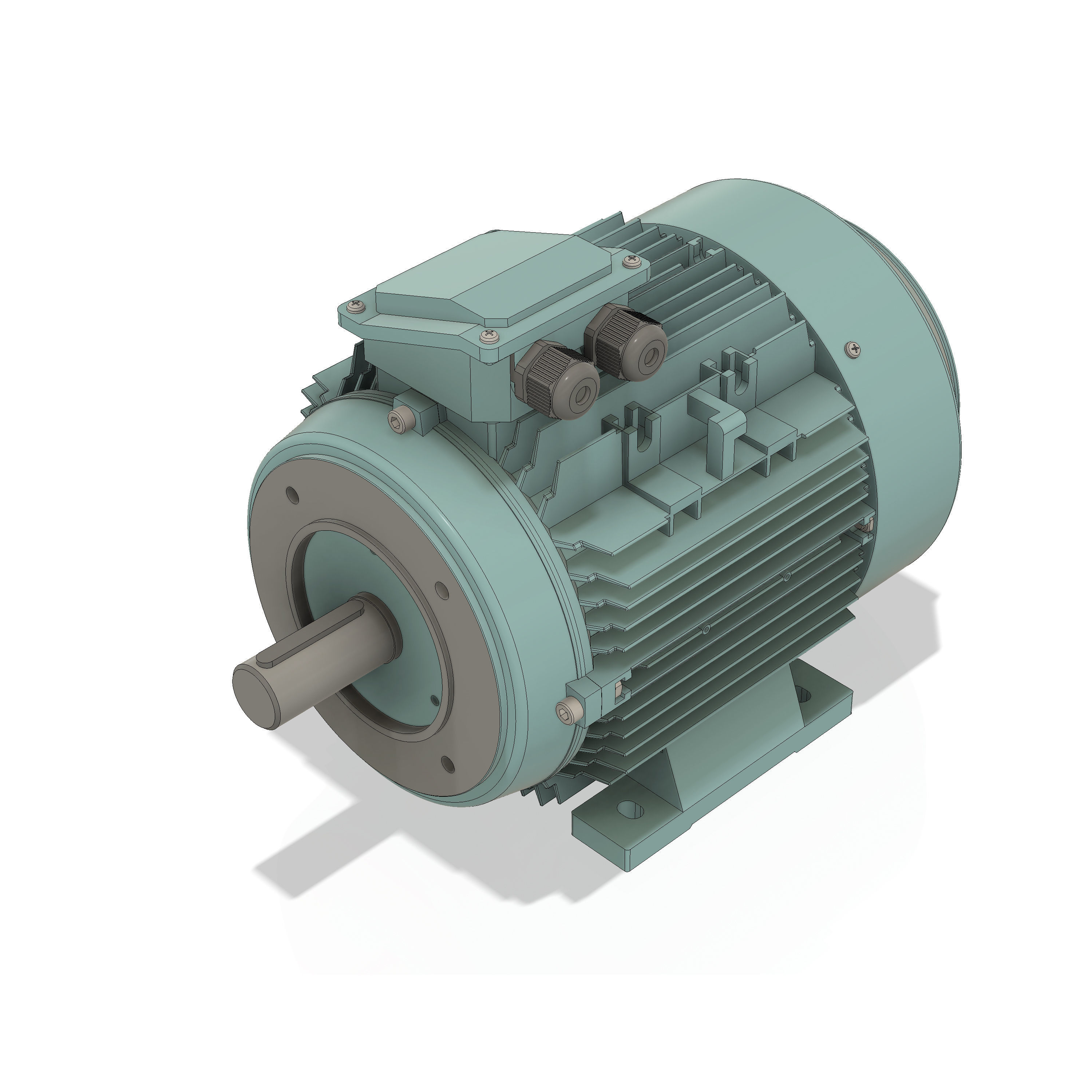 3 Phase AC induction motors - Frame size 132S 3D model_6