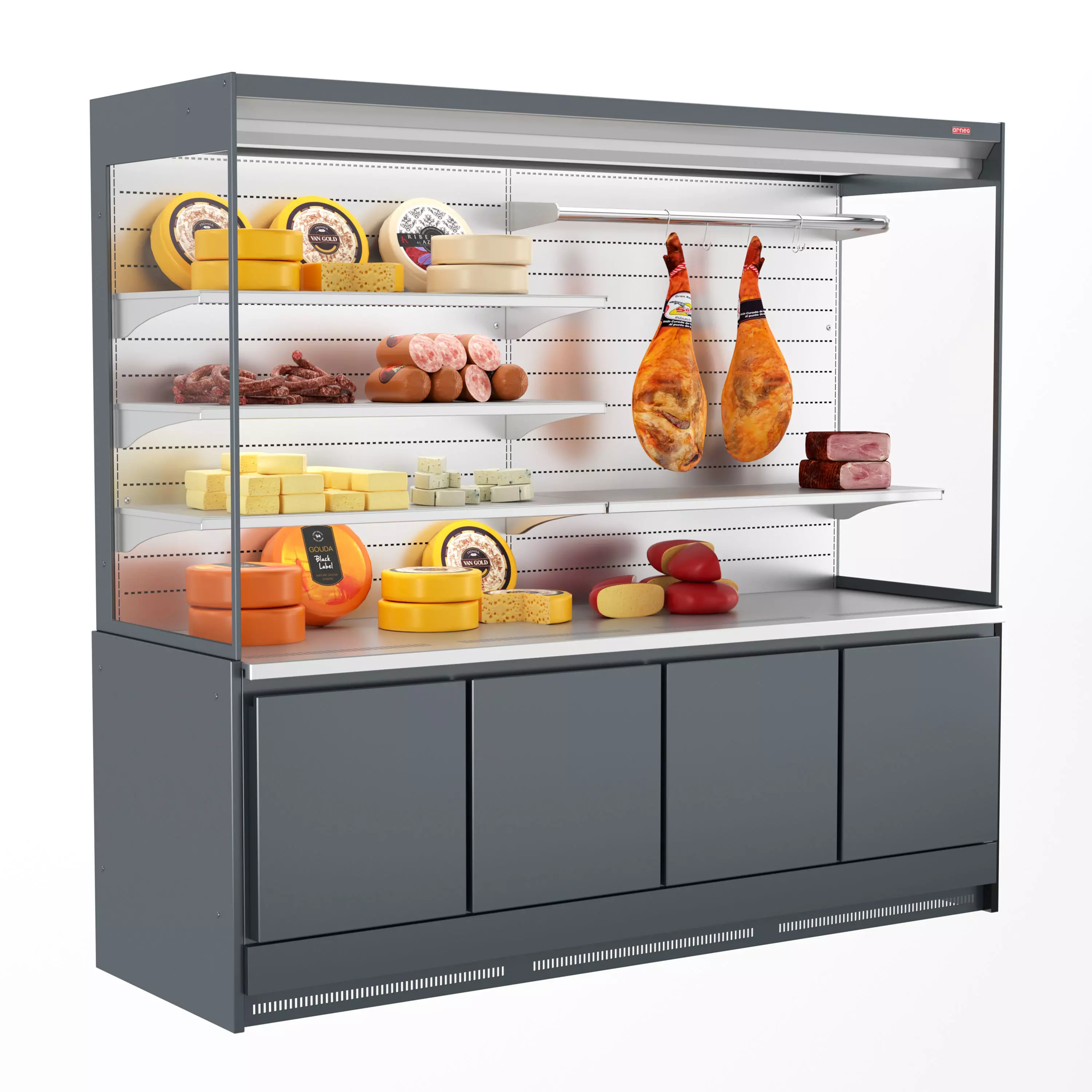 Rear service cabinet Losanna 3D model