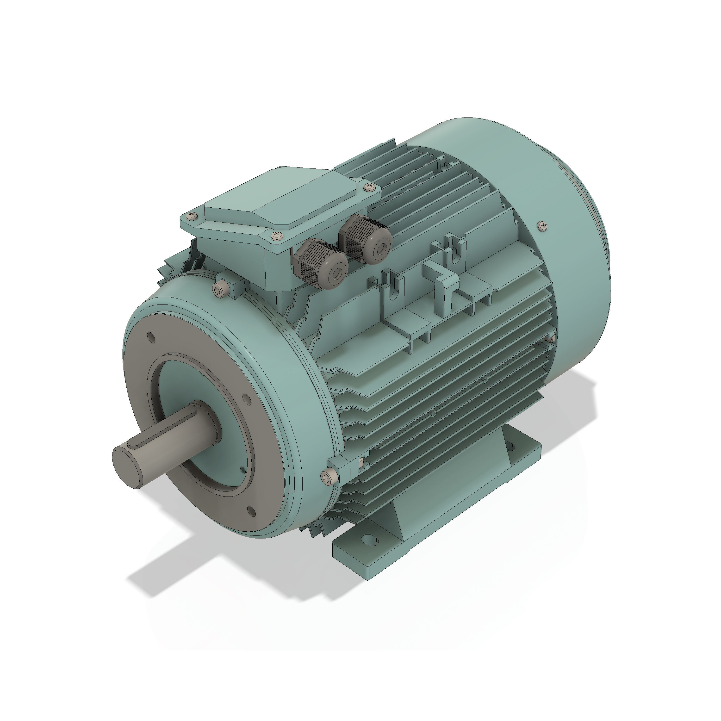 3 Phase AC induction motors - Frame size 132M 3D model_6