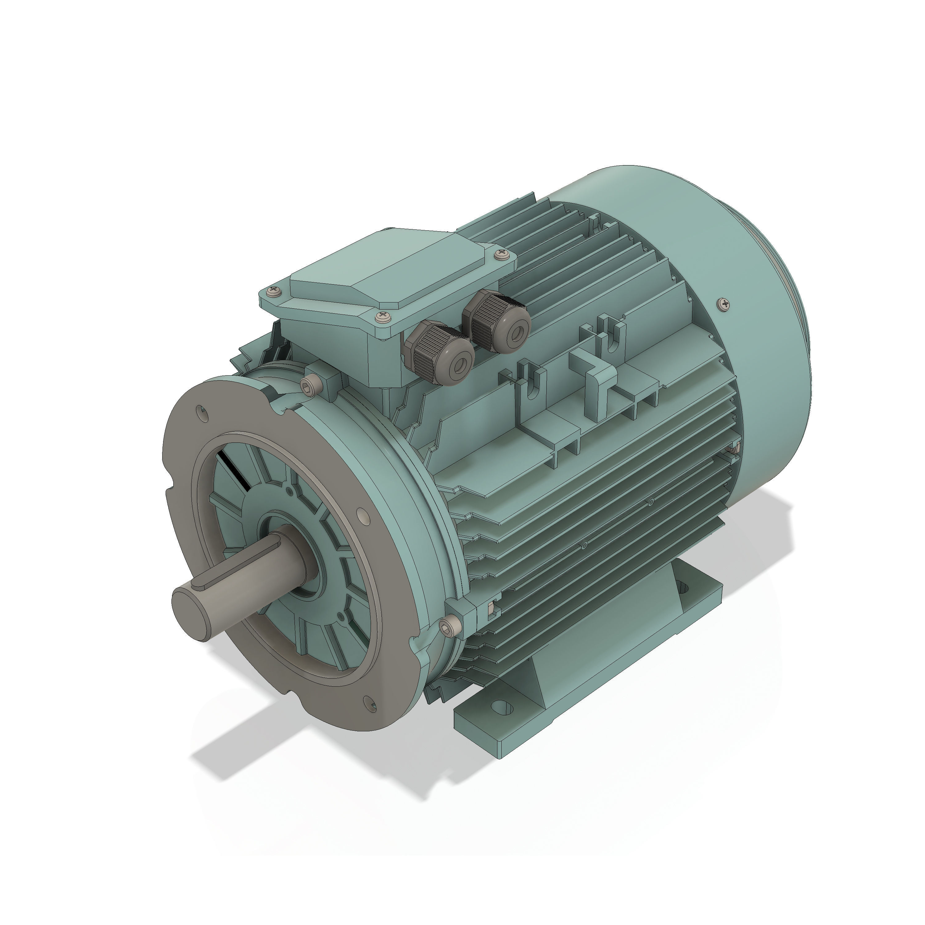 3 Phase AC induction motors - Frame size 132M 3D model_7