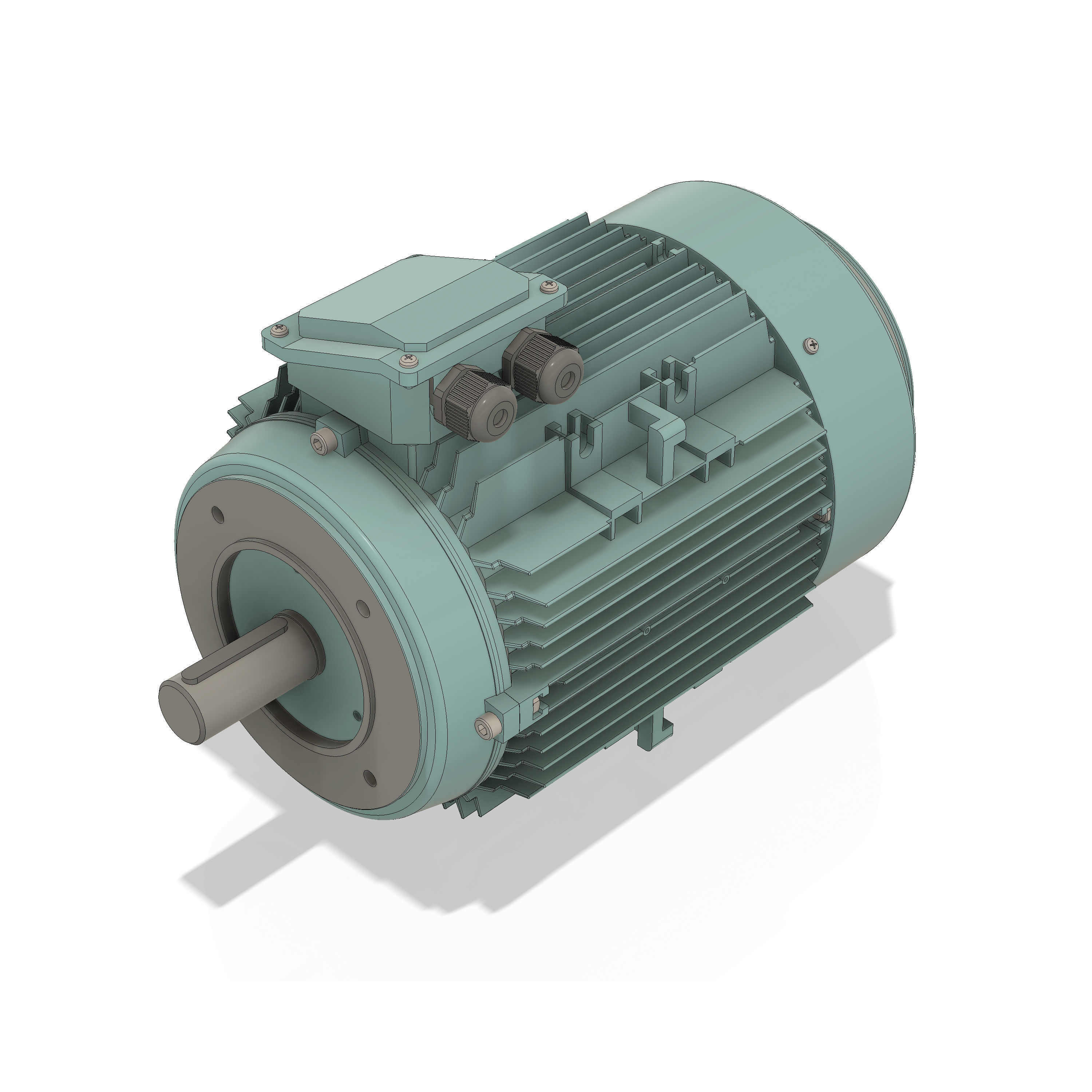 3 Phase AC induction motors - Frame size 132M 3D model_4
