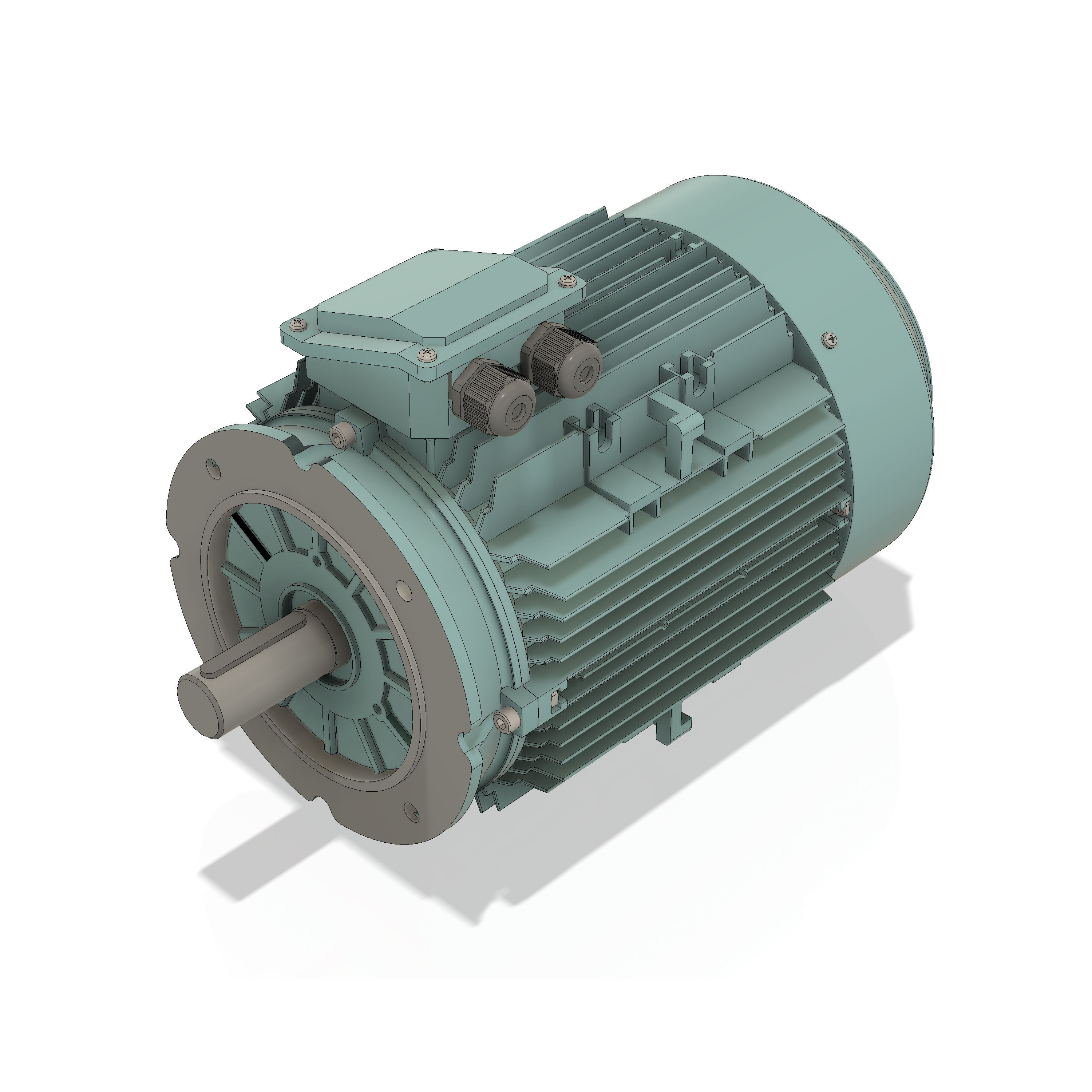 3 Phase AC induction motors - Frame size 132M 3D model_5