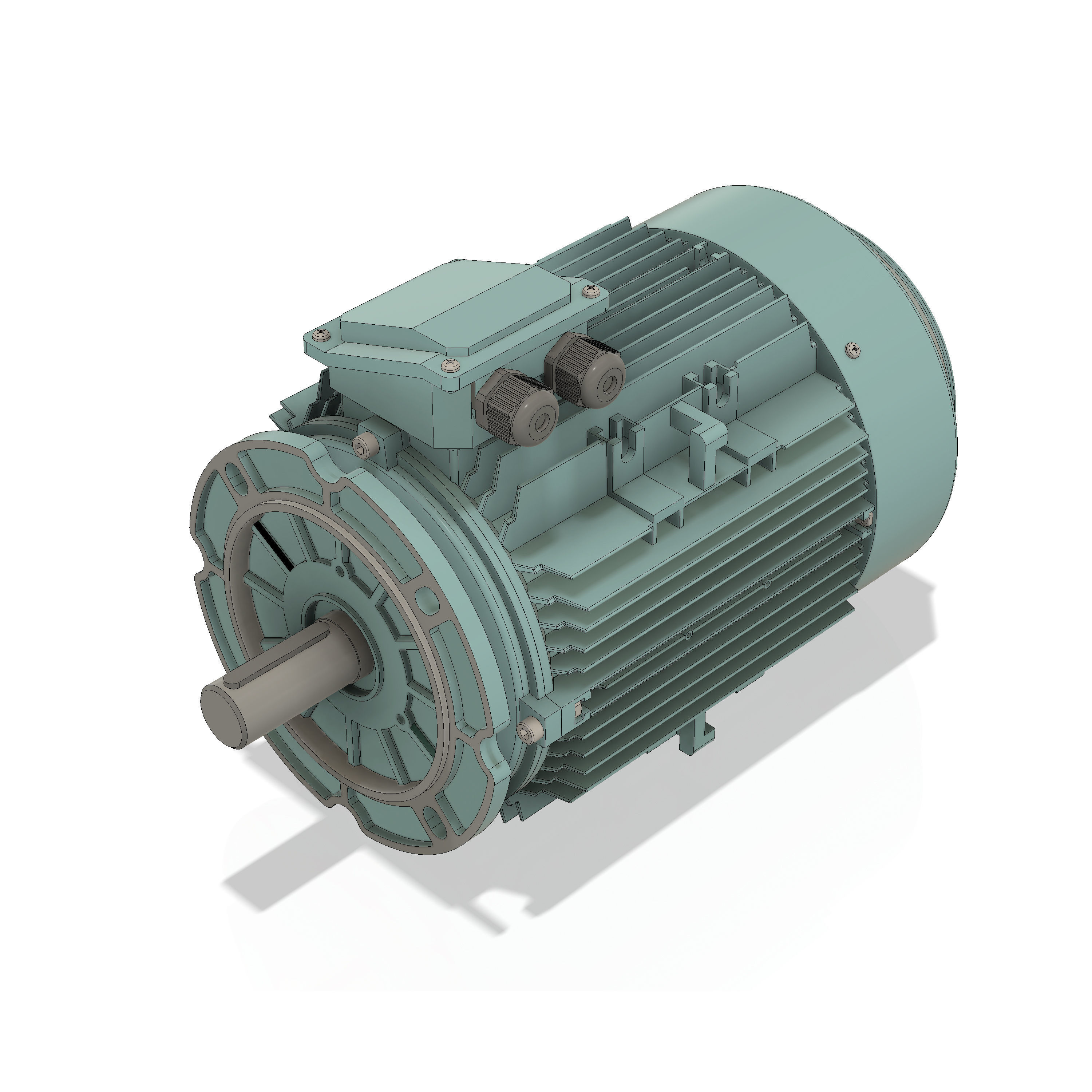 3 Phase AC induction motors - Frame size 132M 3D model_3