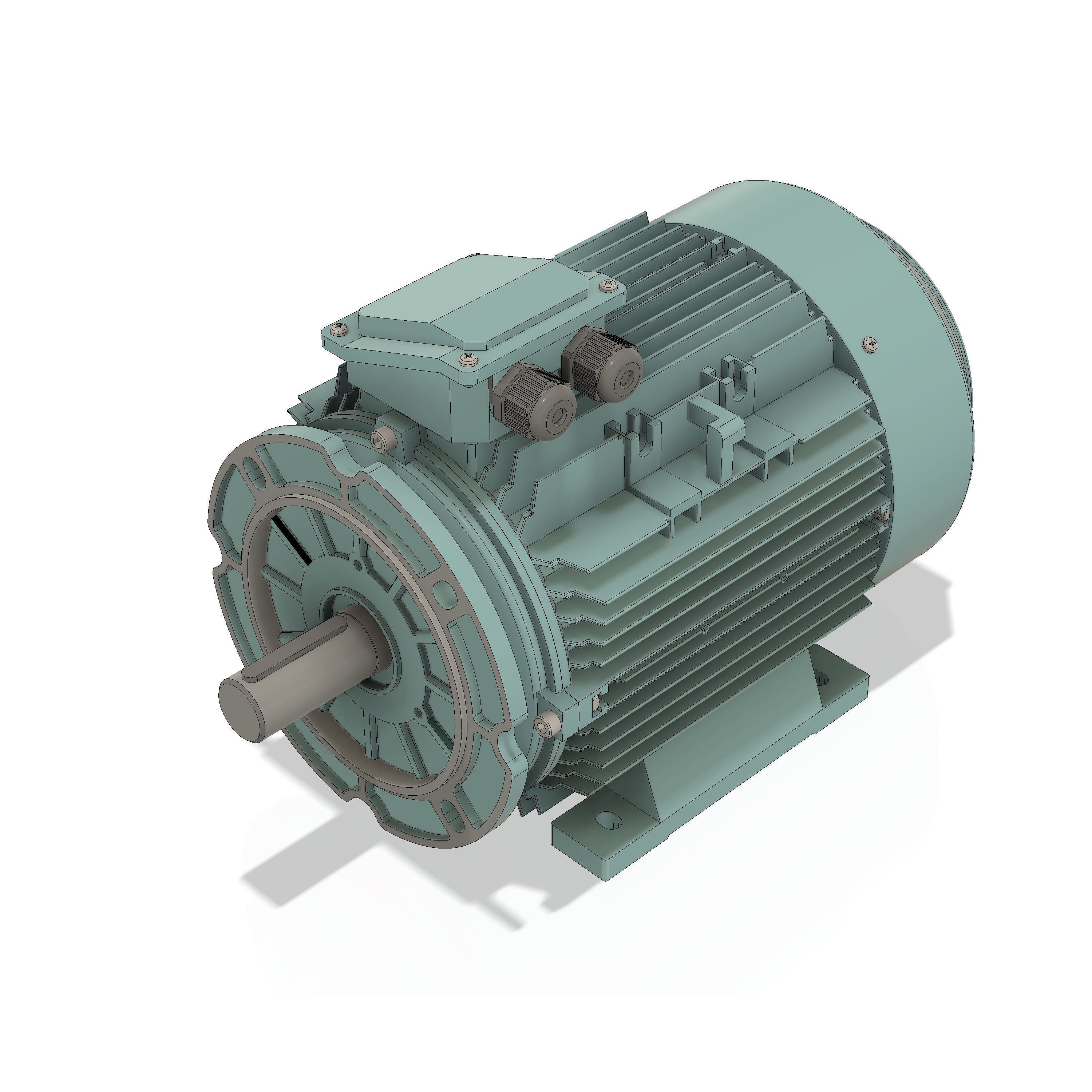3 Phase AC induction motors - Frame size 132M 3D model_9