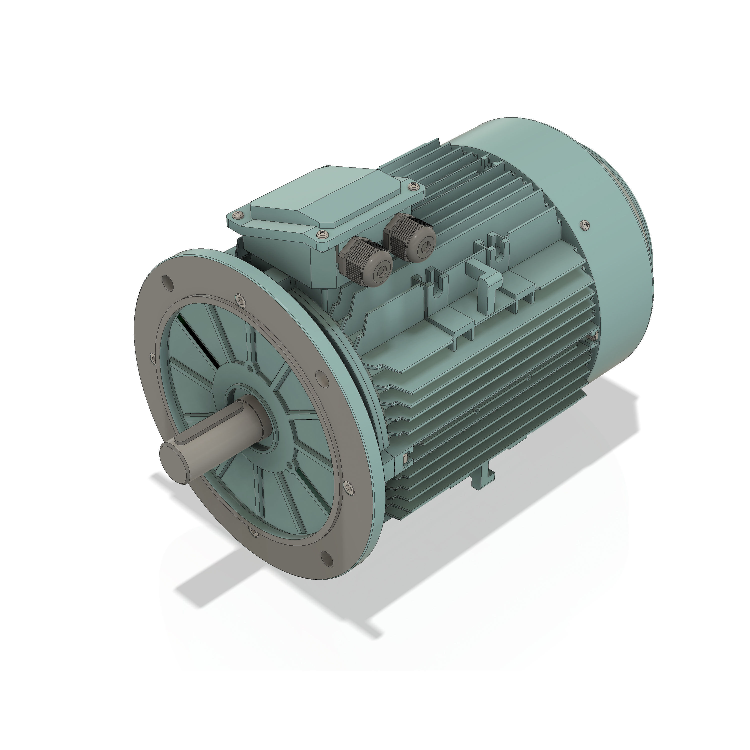 3 Phase AC induction motors - Frame size 132M 3D model_2