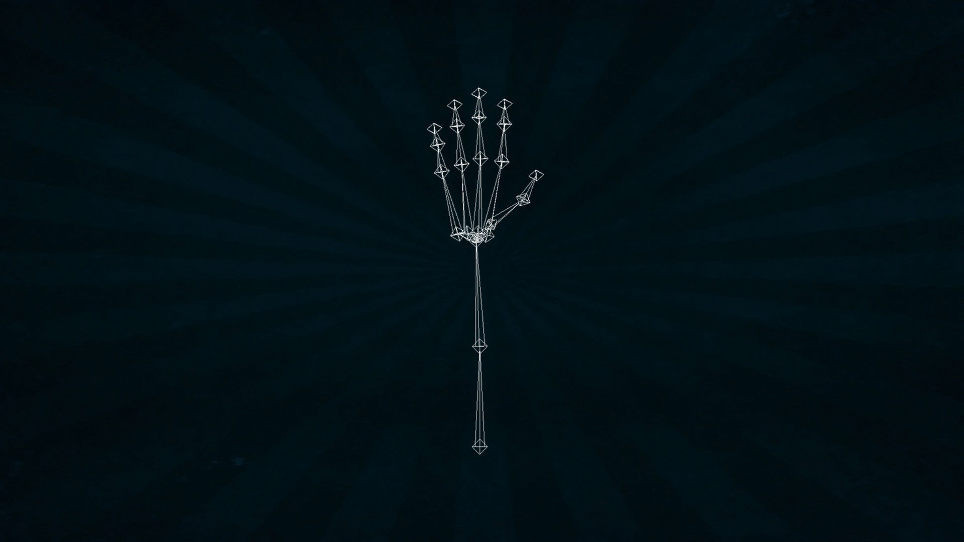 HAND-051 Rigged right hand Low-poly 3D model_8