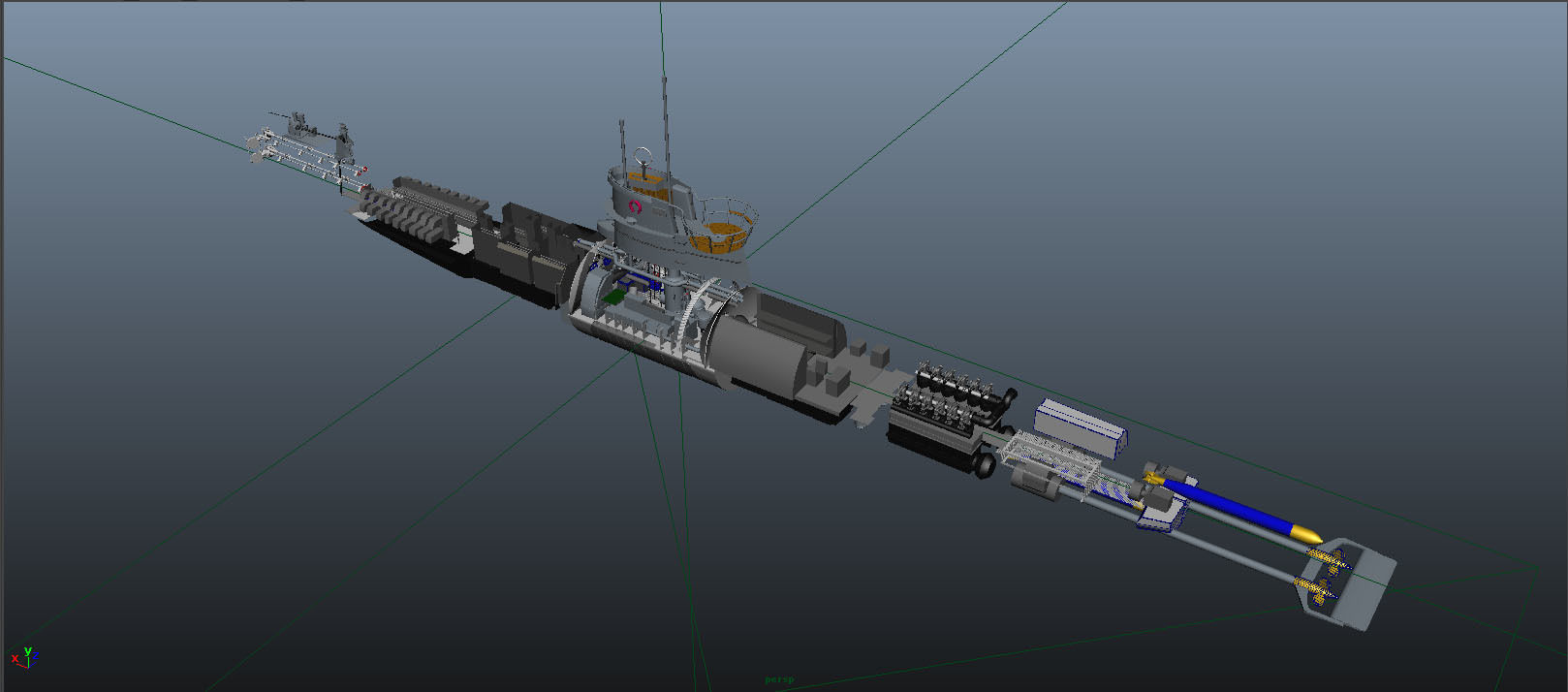 U552 Uborte 3D model_5