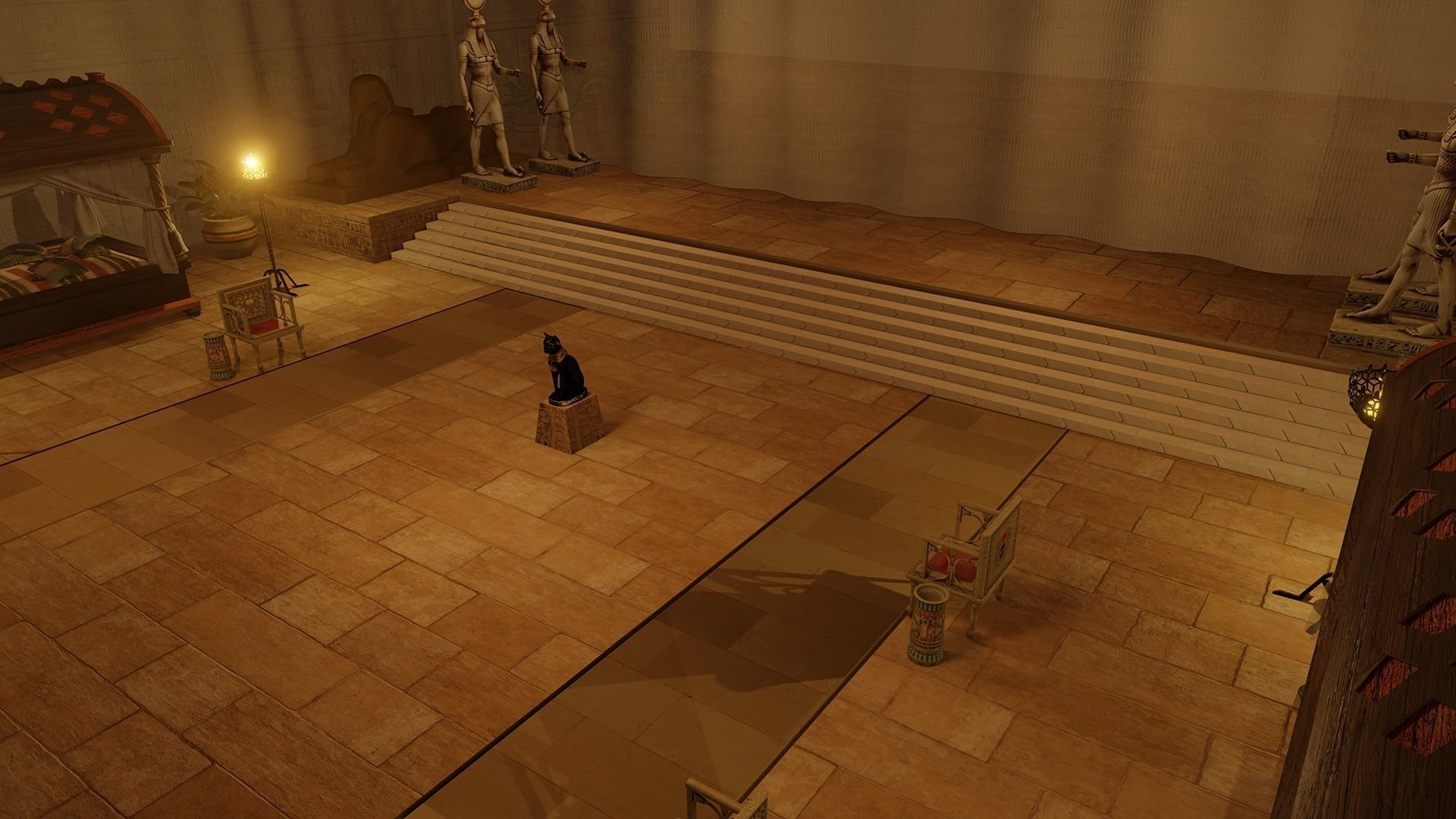 Ancient Egypt Palace Set 3D model_2