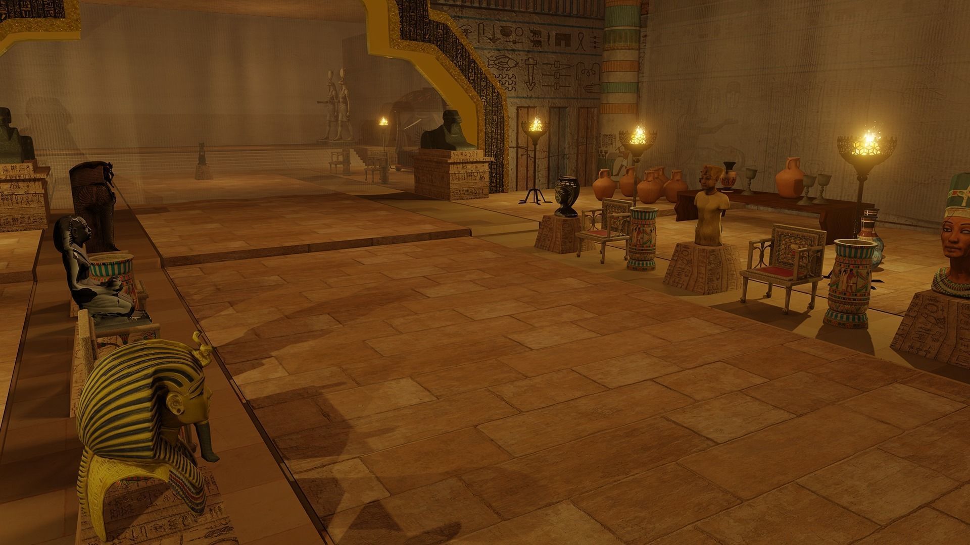 Ancient Egypt Palace Set 3D model_3