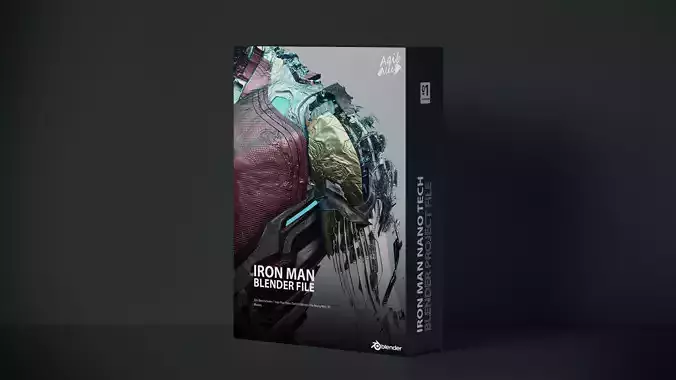 Iron Man Mark 85 3d Model With Nano Tech Simulation