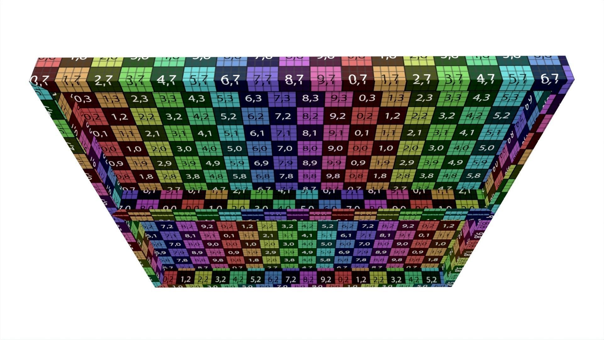 Checkers Draughts Board Table Strategy Game 3D model_9