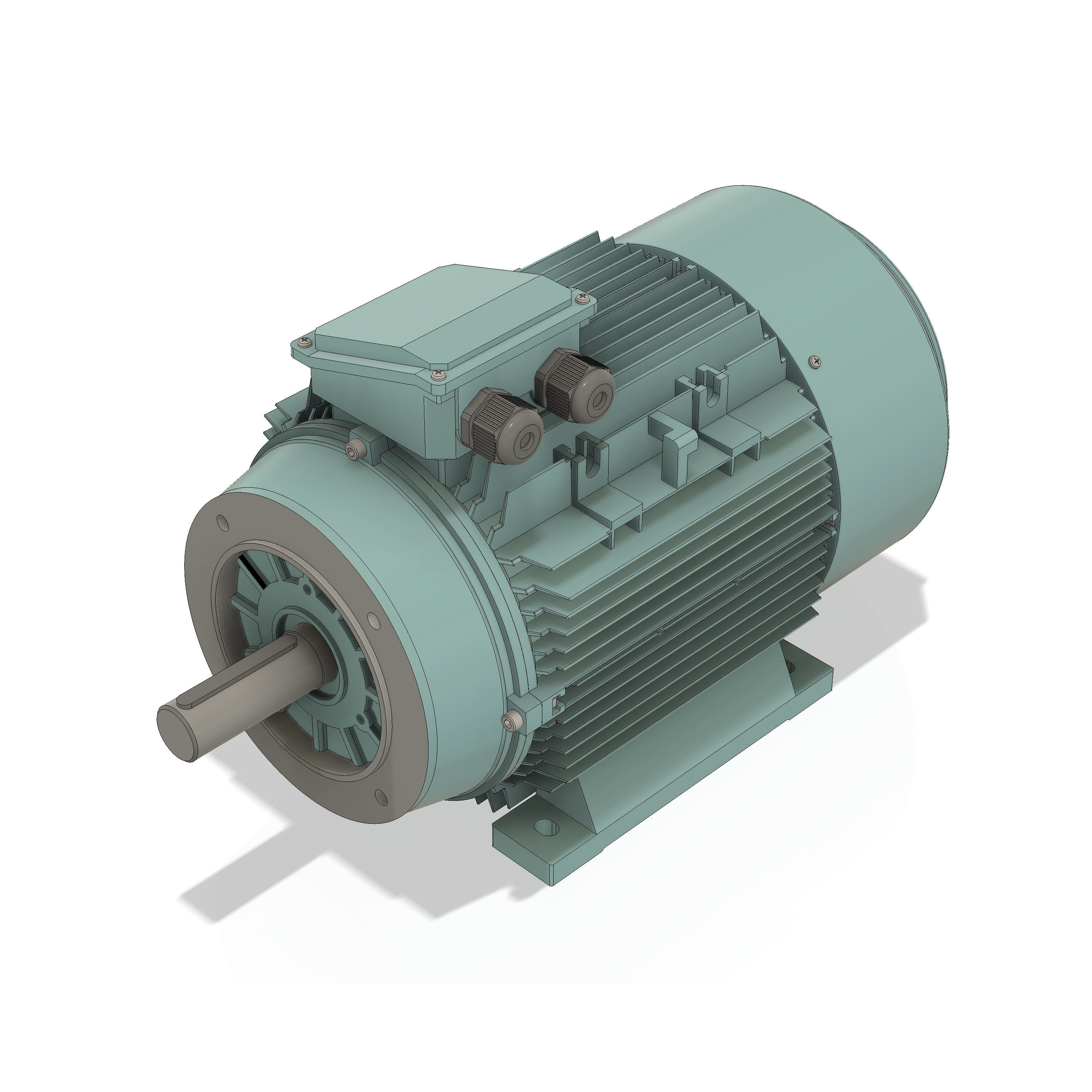 3 Phase AC induction motors - Frame size 160L 3D model_4