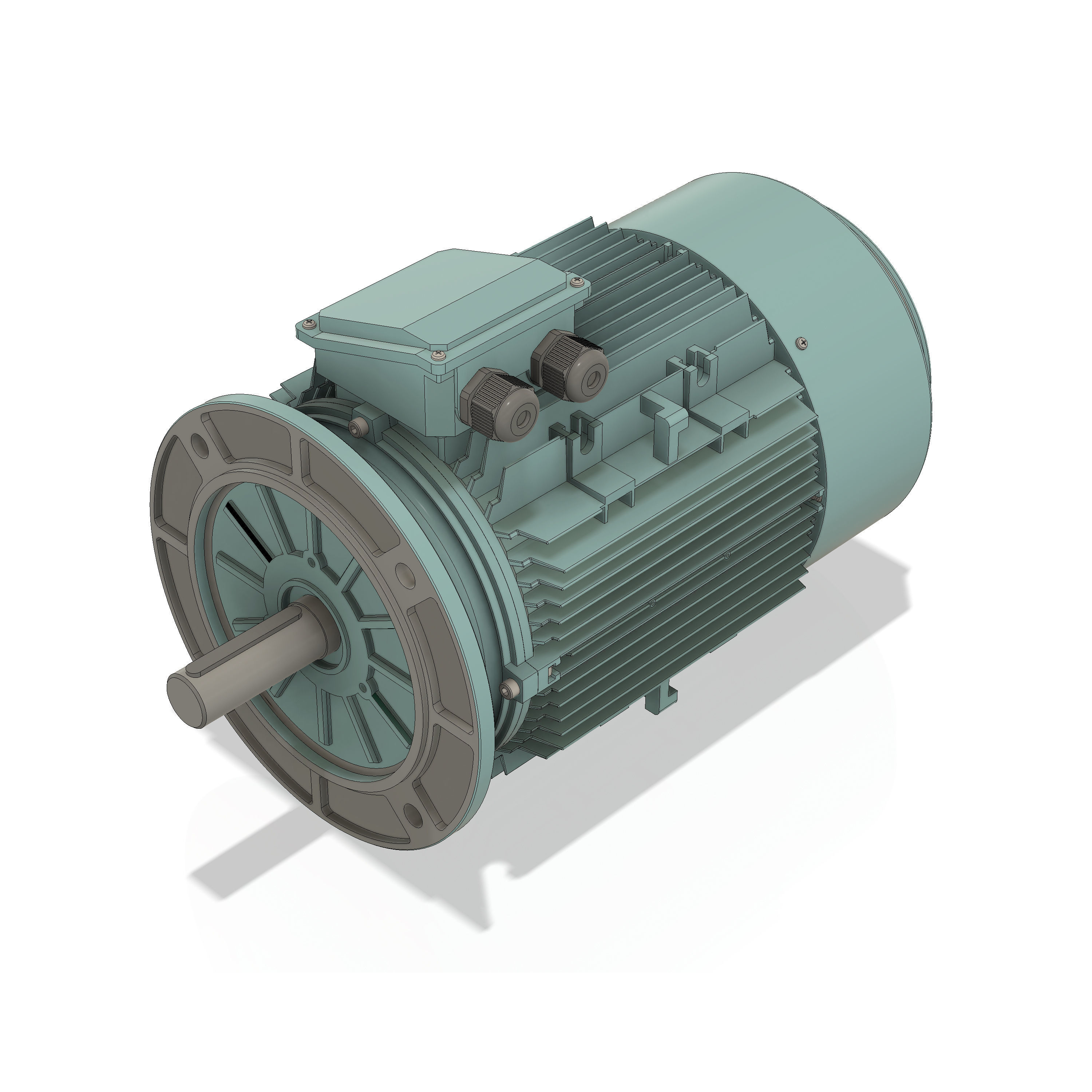 3 Phase AC induction motors - Frame size 160L 3D model_2