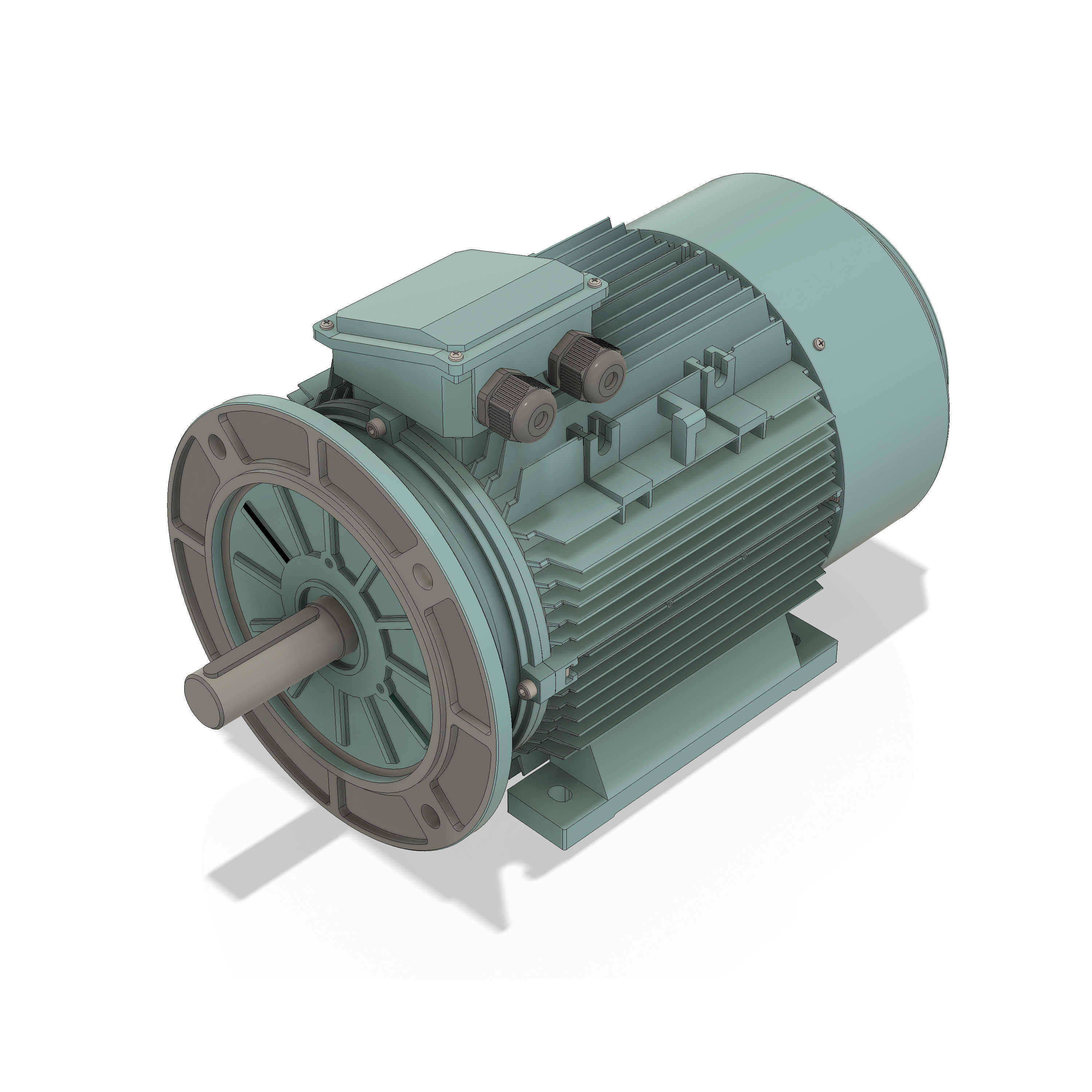 3 Phase AC induction motors - Frame size 160L 3D model_5