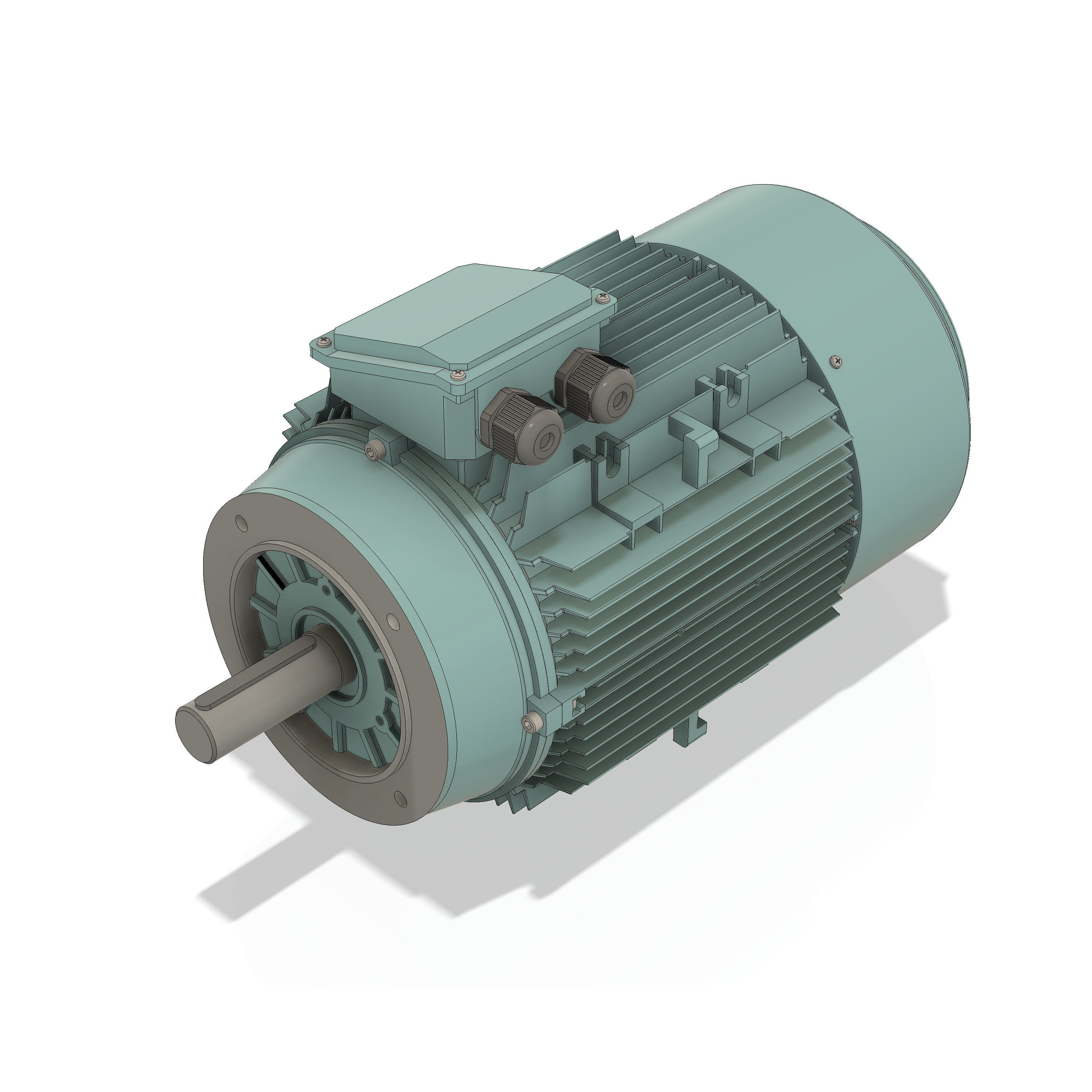 3 Phase AC induction motors - Frame size 160L 3D model_3