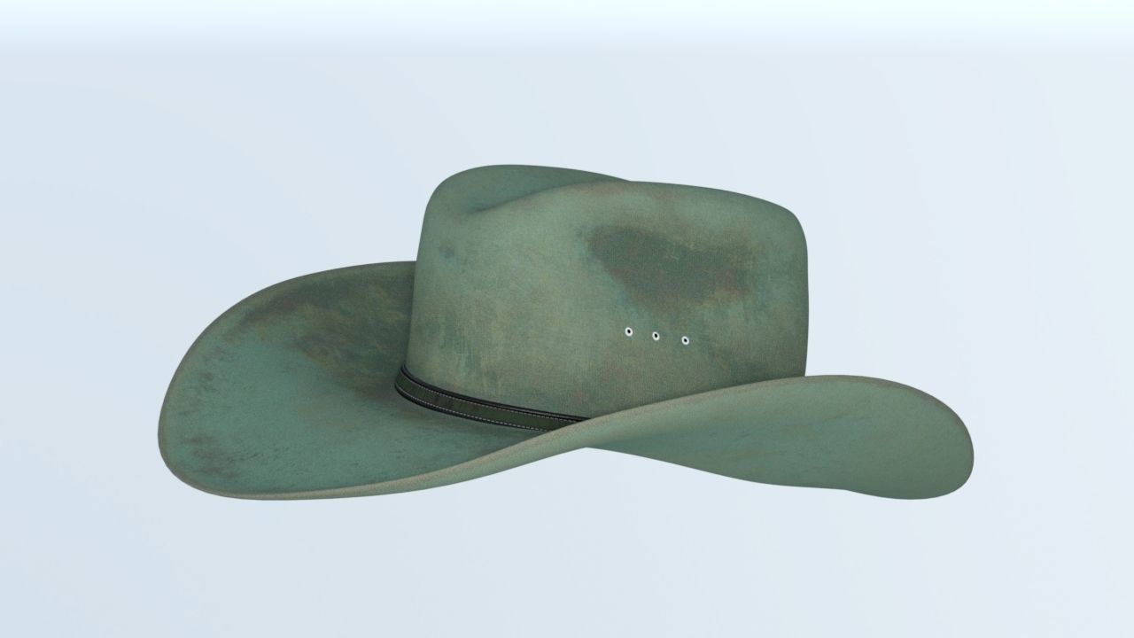 cowboy hat 3D model_3