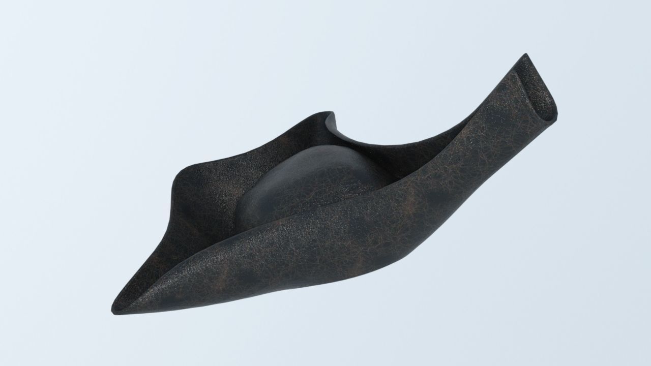 leprechaun hat Low-poly 3D model_4