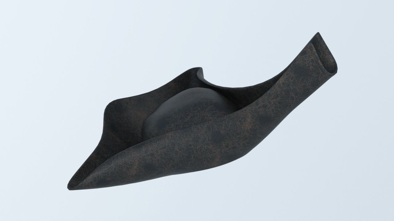 leprechaun hat Low-poly 3D model_5