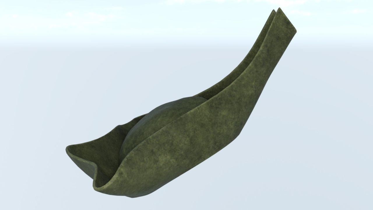 leprechaun hat Low-poly 3D model_3