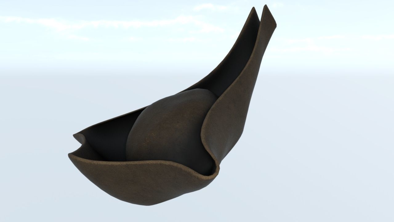 leprechaun hat Low-poly 3D model_2