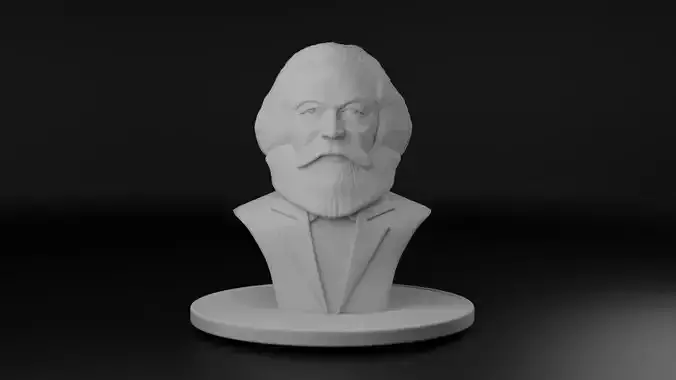 Karl Marx 3D model