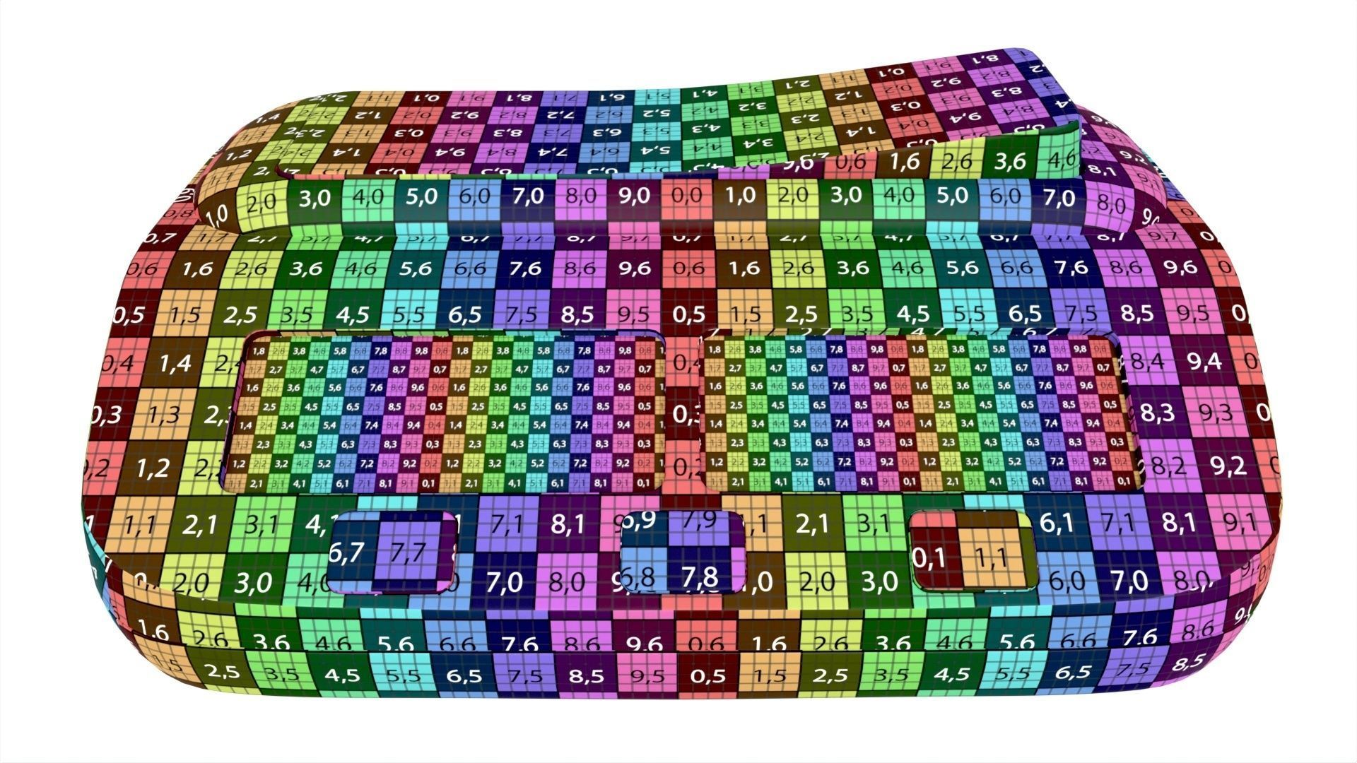 Chess Digital Timer Game Clock 3D model_8