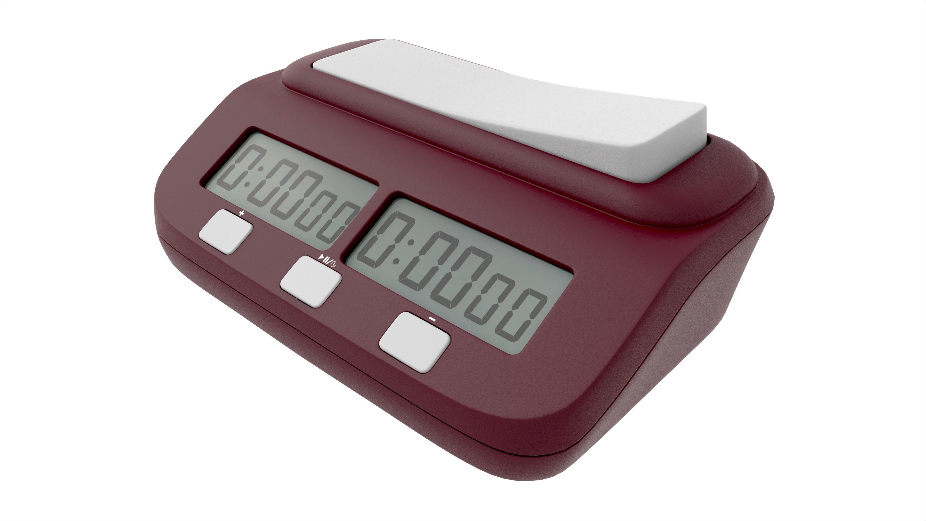 Chess Digital Timer Game Clock 3D model_1