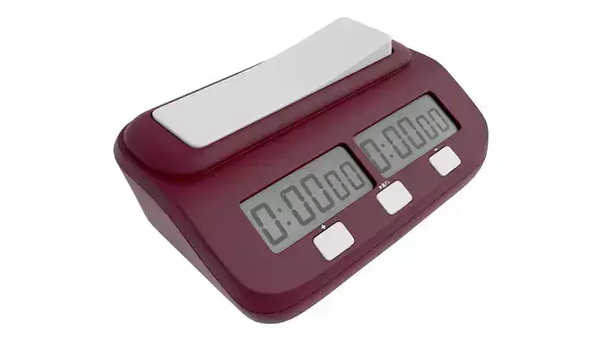 Chess Digital Timer Game Clock 3D model