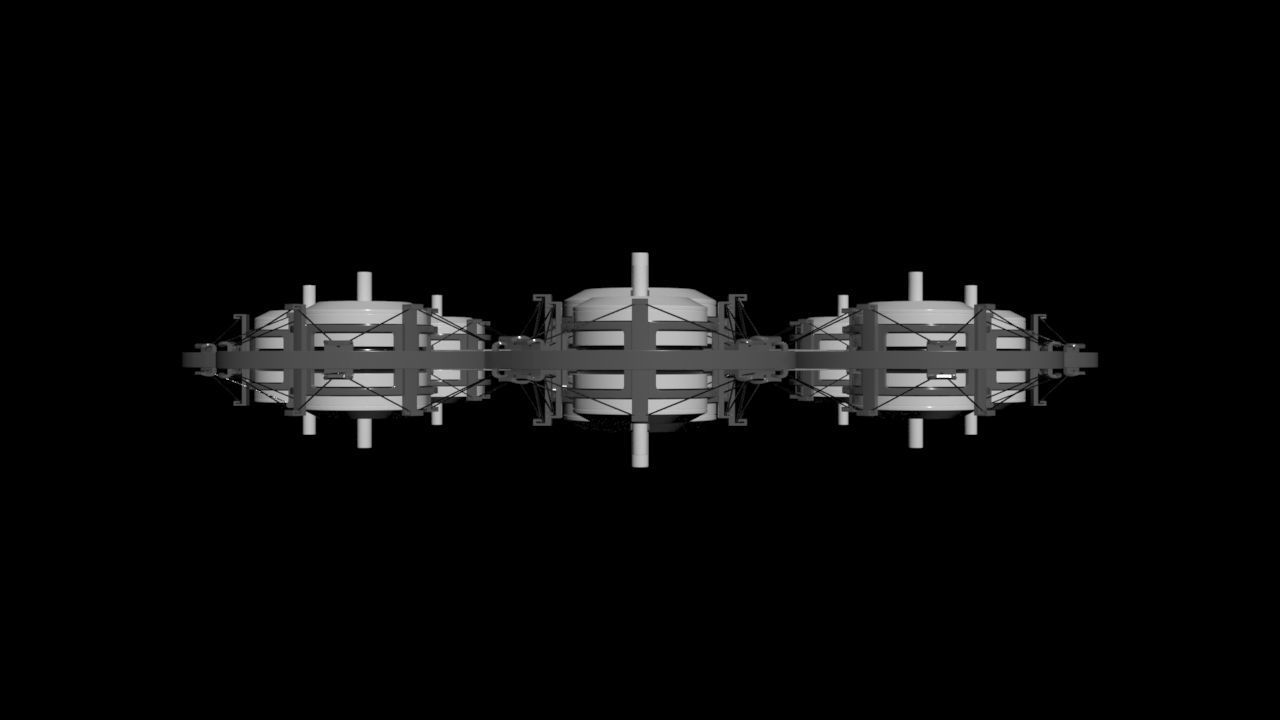 Dual FPV Motor - Shock Mount - Concept 3D model_13