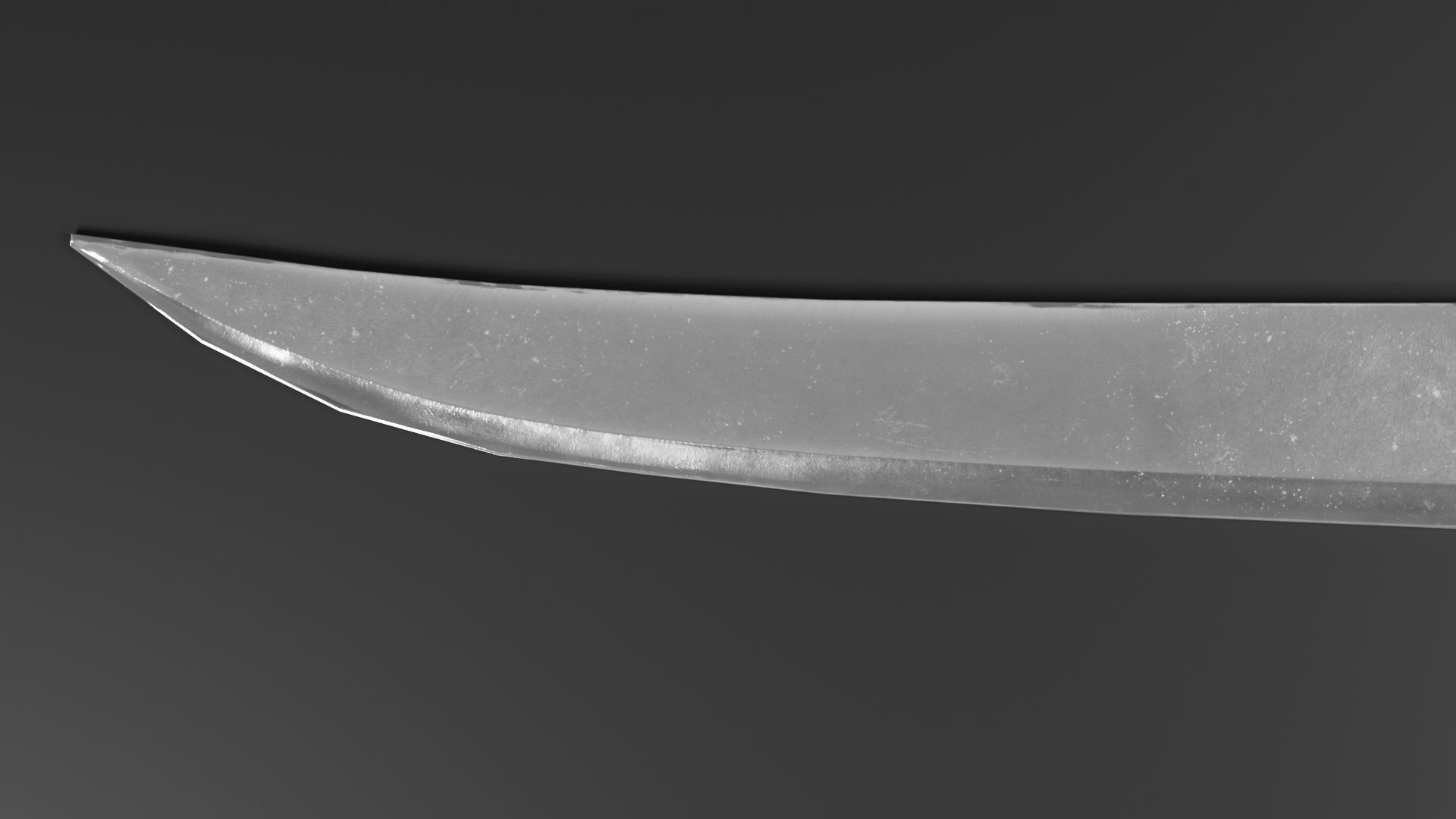 Sword-07 Low-poly 3D model_3