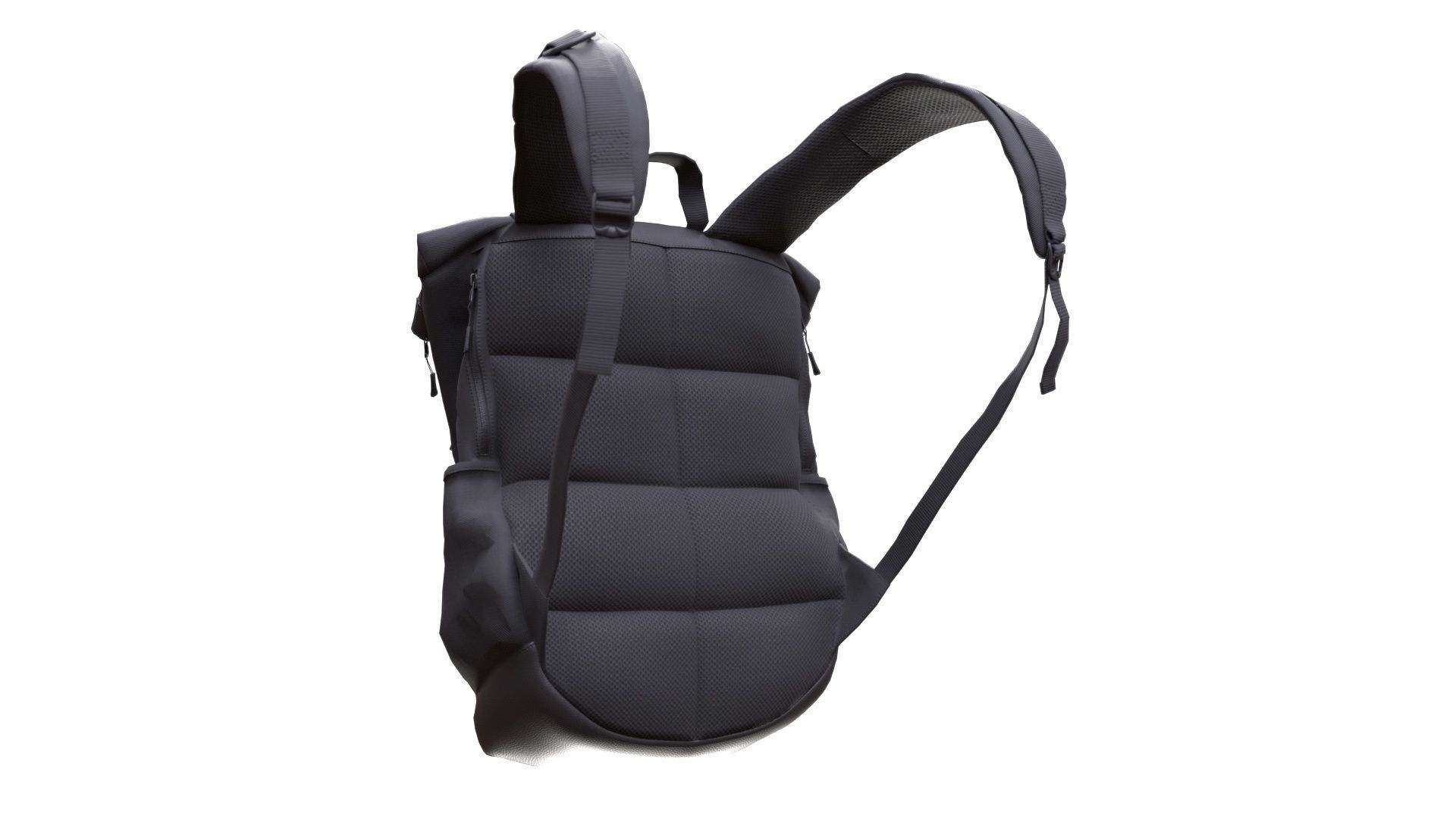 Mens Sweater Low-poly 3D model_5